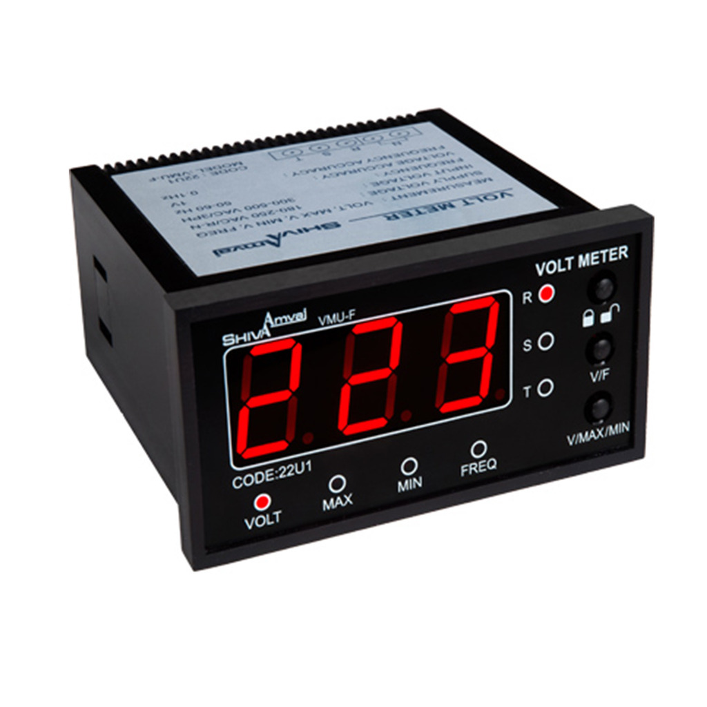 ولتمتر 96 در 48 مدل VMU-F کد 22U1 شیوا امواج