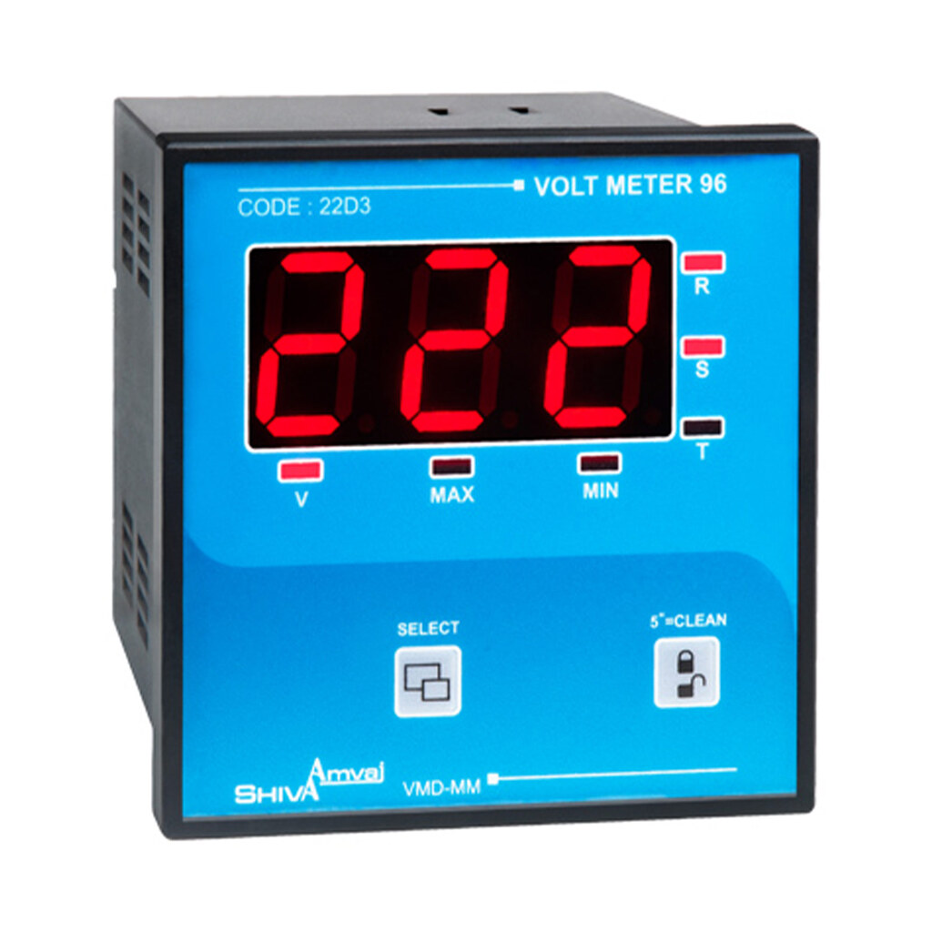 ولتمتر تکی 96 دیجتال مدل VMD-MM کد 22D3 شیوا امواج