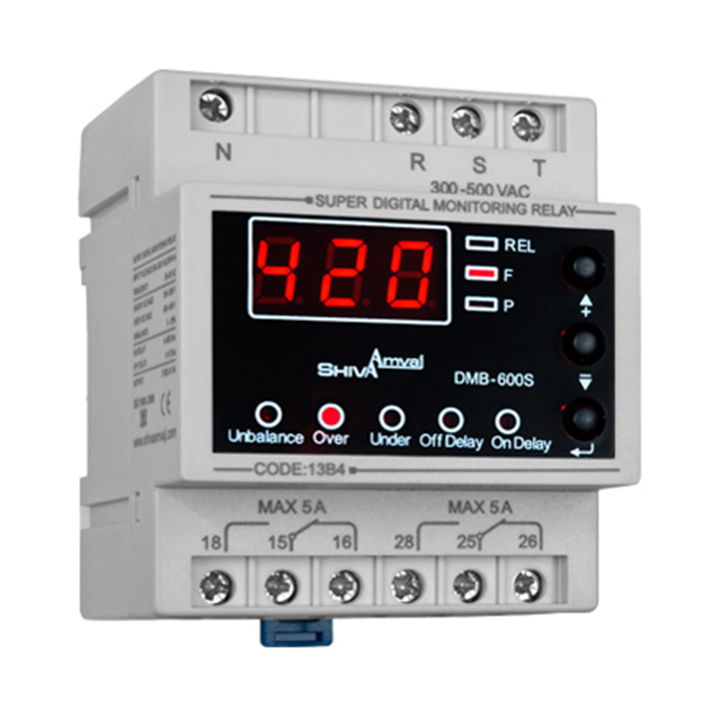 سوپر کنترل فاز دیجیتال مدل DMB-600S - کد 13B4 شیوا امواج