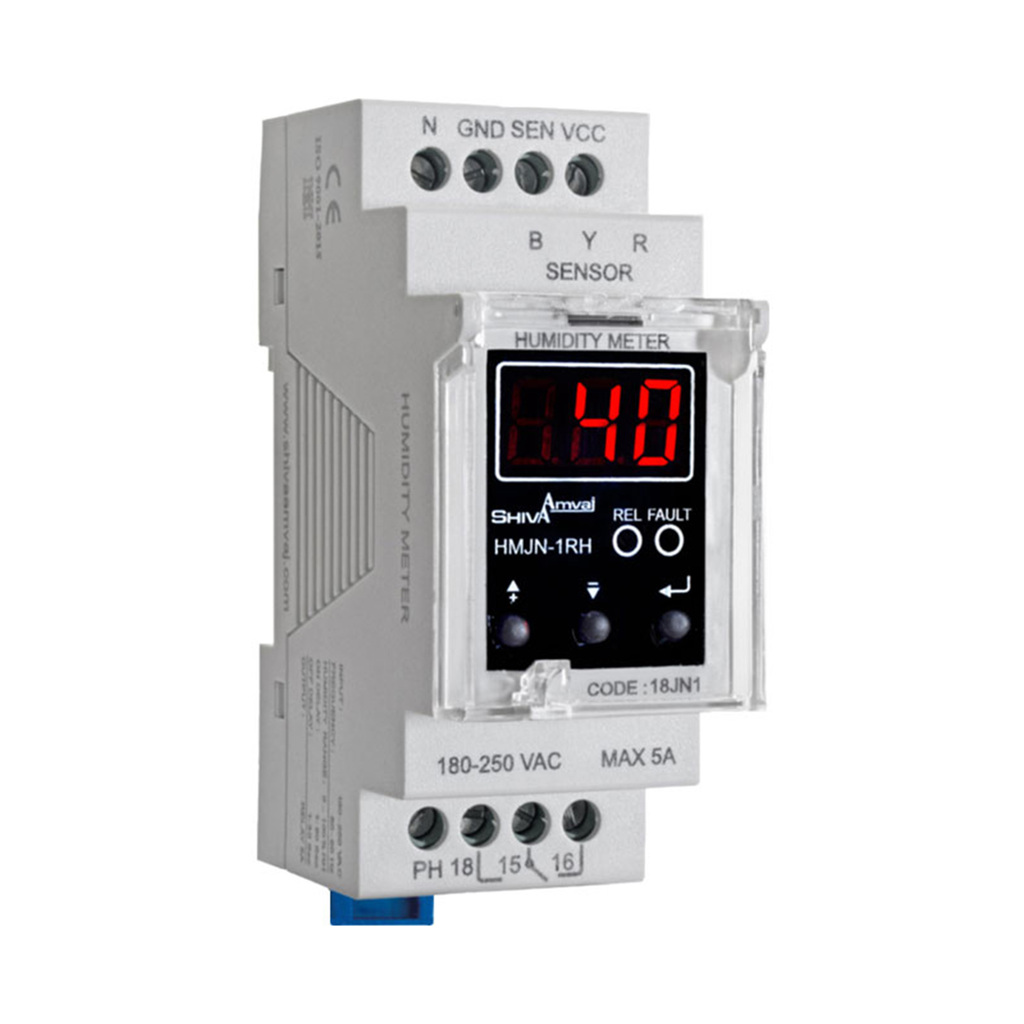 رطوبت سنج با سنسور سری N مدل HMB-1RH کد 18JN1 شیوا امواج