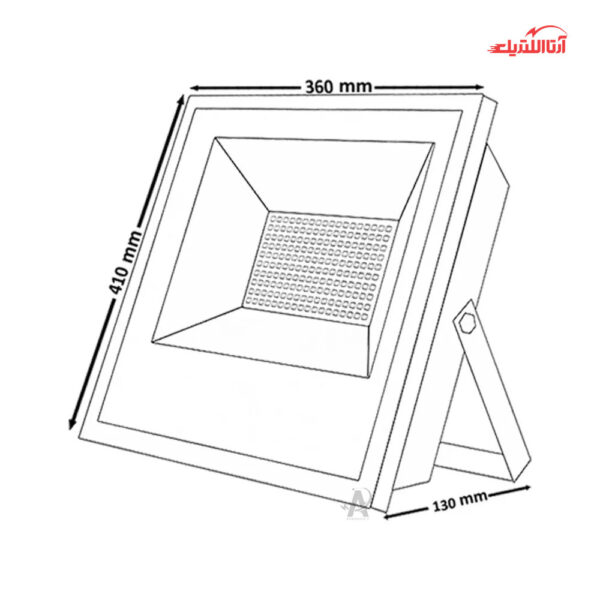پروژکتور 300 وات اس ام دی آذر طیف سری آذر کد FS300W