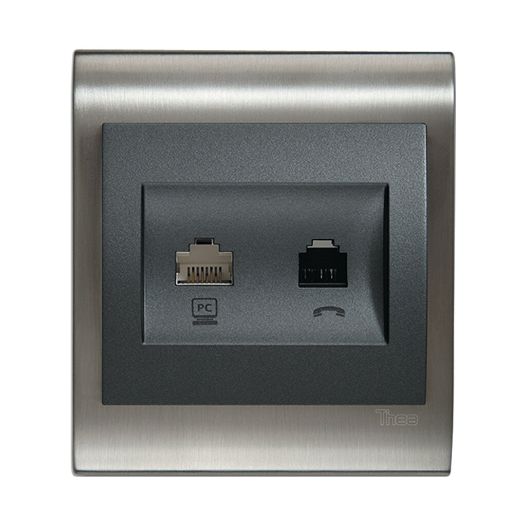 پریز تلفن و شبکه ویکو مدل Thea blue