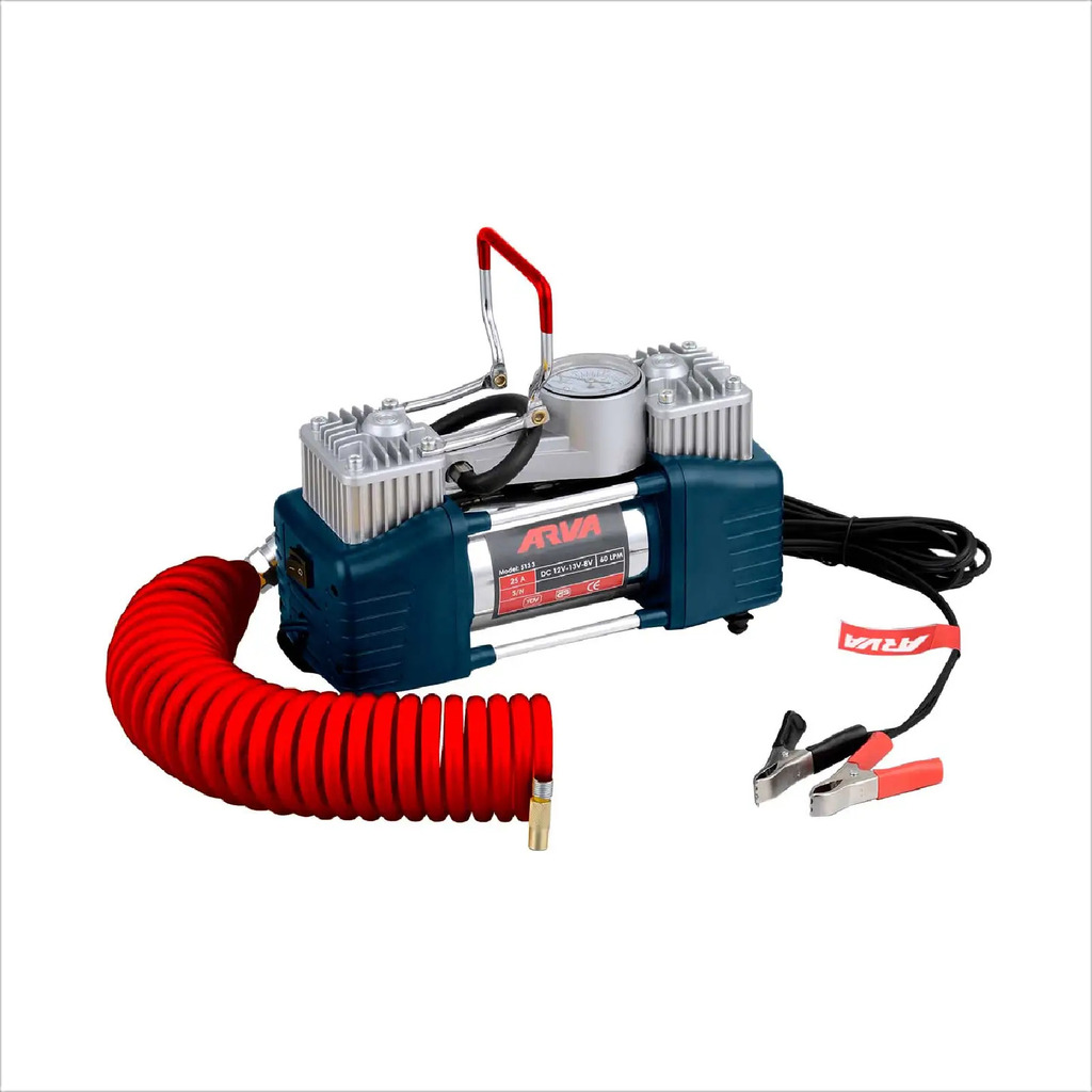 کمپرسور باد فندکی دو سیلندر آروا مدل ۵۱۳۳