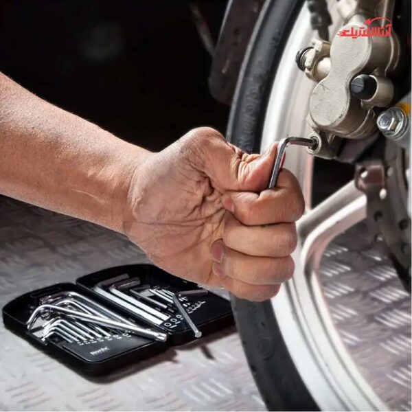 مجموعه 18 عددی آچار آلن بلند رونیکس مدل RH-2052