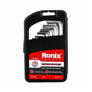 مجموعه 18 عددی آچار آلن بلند رونیکس مدل RH-2052