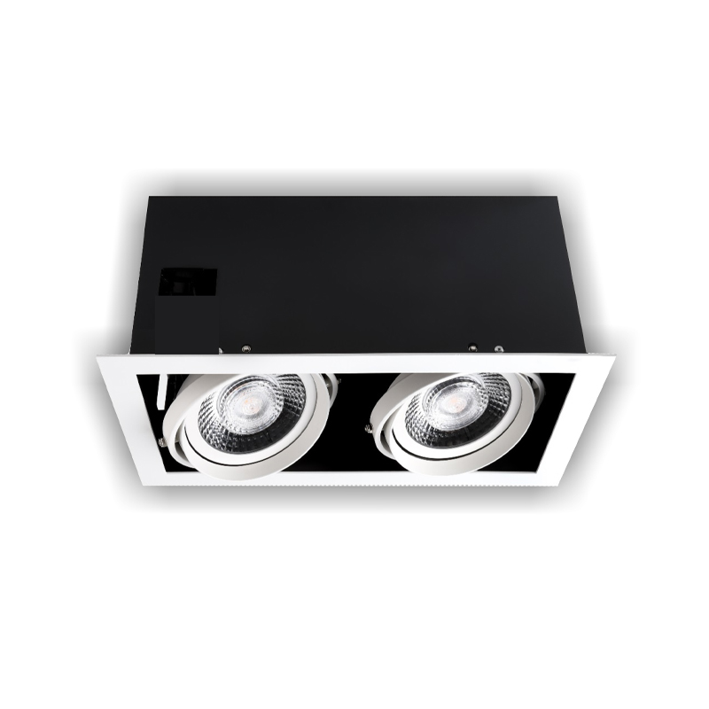 چراغ سقفی توکار 50 وات شعاع پارس مدل SP-MZ-111-2-50W