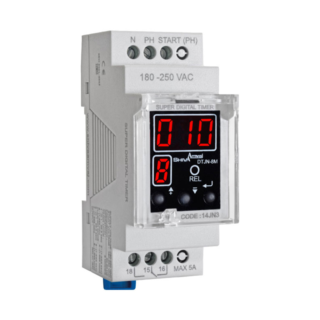 سوپر تایمر دیجیتال سری N مدل DTJN-8M کد 14JN3 شیوا امواج