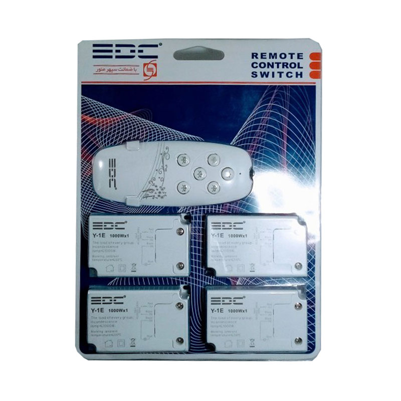 ریموت چهار کانال مجزا آر اف ای دی سی