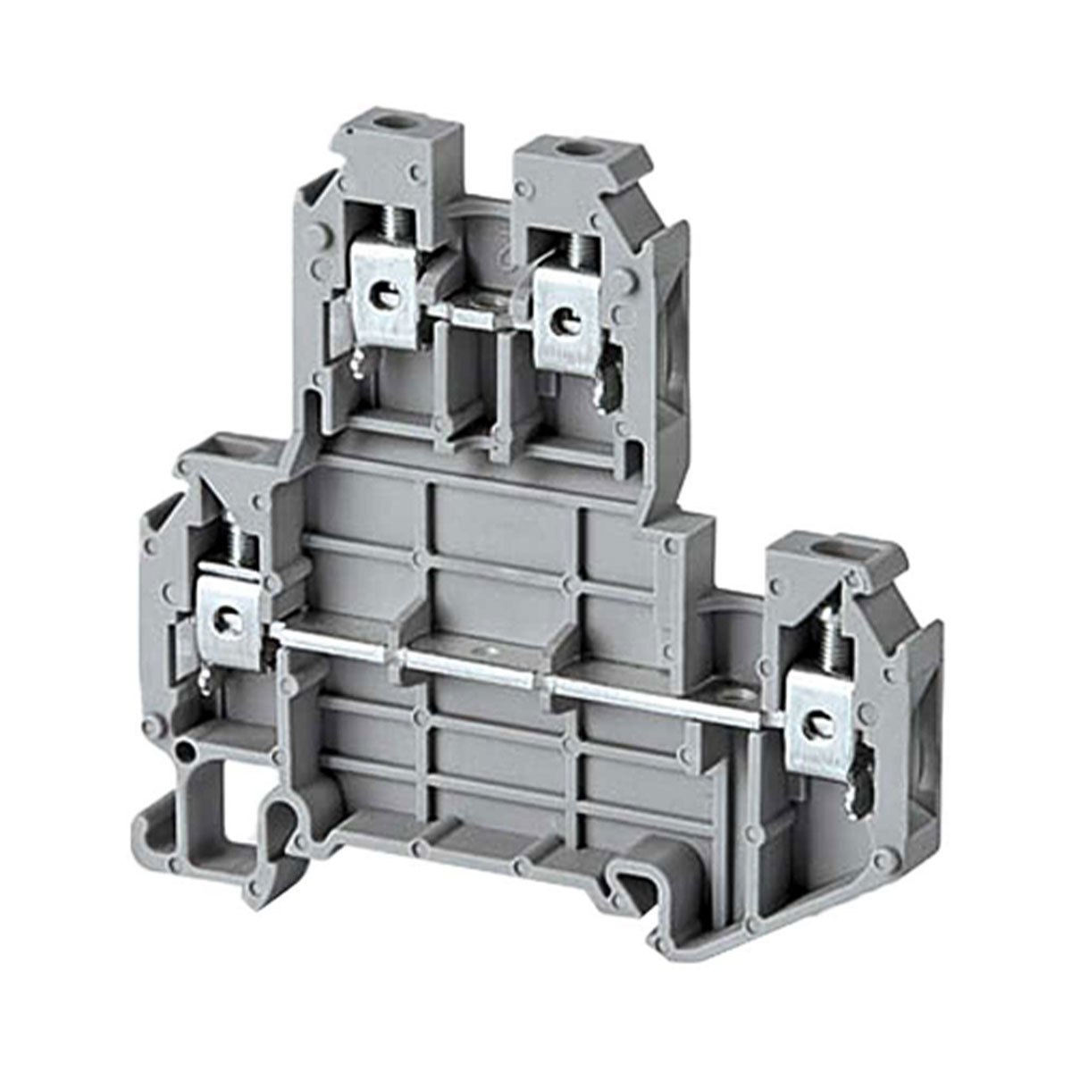 ترمینال ریلی پیچی دو طبقه سایز 4 مدل RT-SU4-2L-DRTP4 رعد