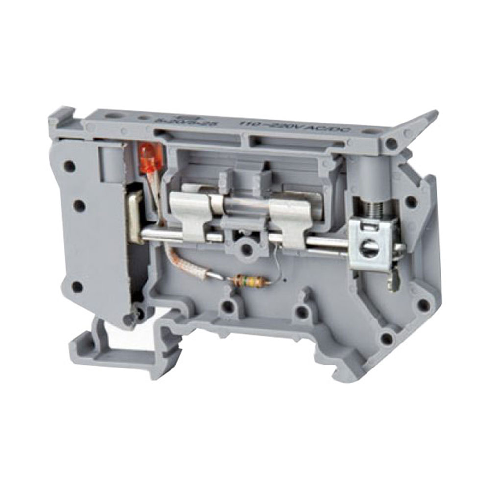 ترمینال فیوزی چراغ‌دار سایز 4 مدل RT-SF4-LD-RFT5-LD رعد