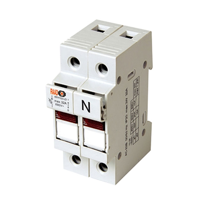 سکسیونر تک پل نول چراغ‌دار سایز 10 در 38 مدل RFH10N-LD رعد