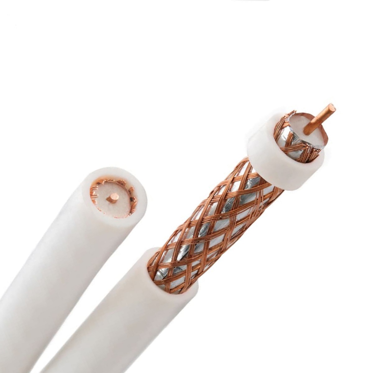 کابل کواکسیال متری افلاک الکتریک خراسان مدل کیان کلاف صد متری