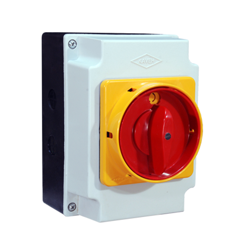 جعبه محافظ 25 آمپر با صفحه قفلشو از بالا الکترو کاوه