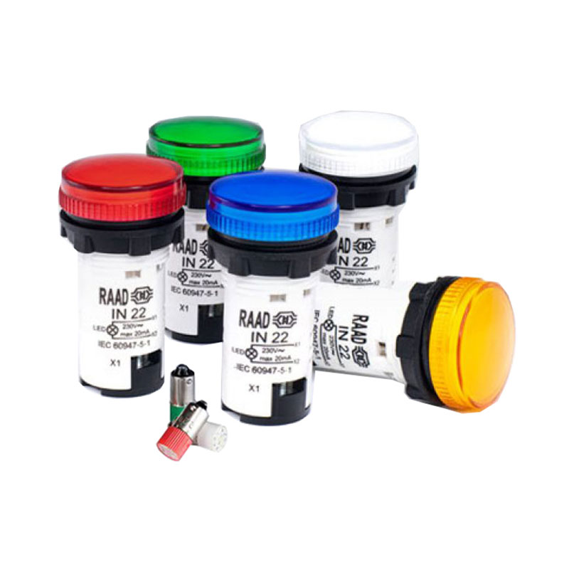 چراغ سیگنال LED قابل تعویض 110 ولت مدل RSL22 رعد