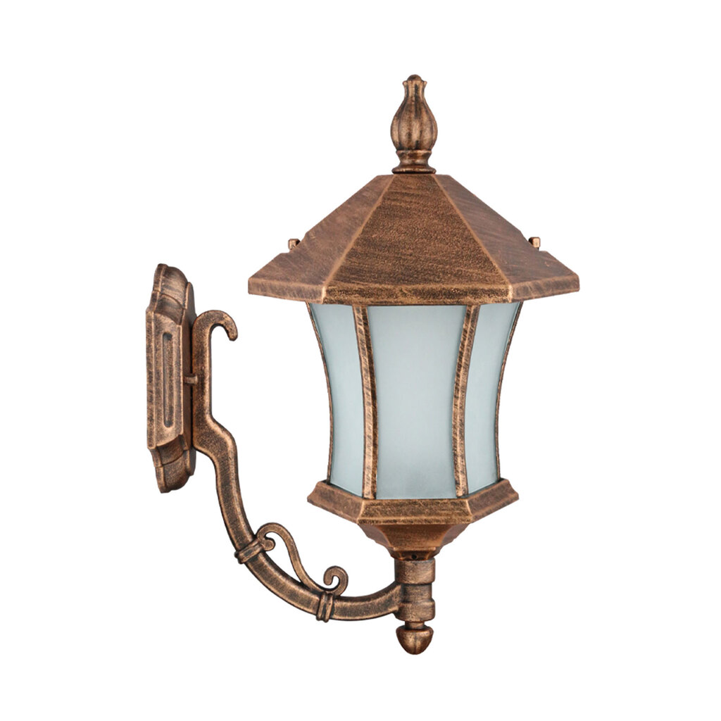 چراغ دیواری پارکی تکشیدفام مدل ویکتوریا کمرباریک کد 8201-16