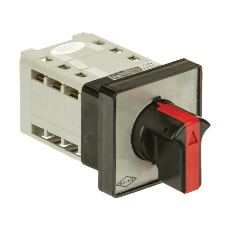 کلید سلکتوری 40 آمپر سه فاز چهار حالته بدون صفر الکترو کاوه