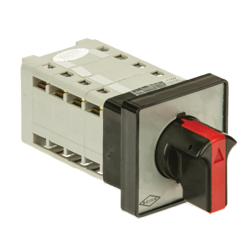 کلید سلکتوری 16 آمپر چهار پل دو حالته بدون صفر الکترو کاوه