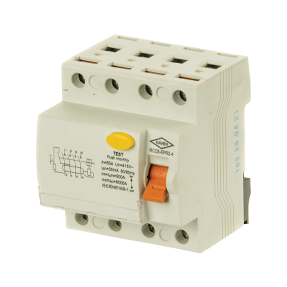 کلید محافظ جان چهار پل 63 آمپر الکترو کاوه