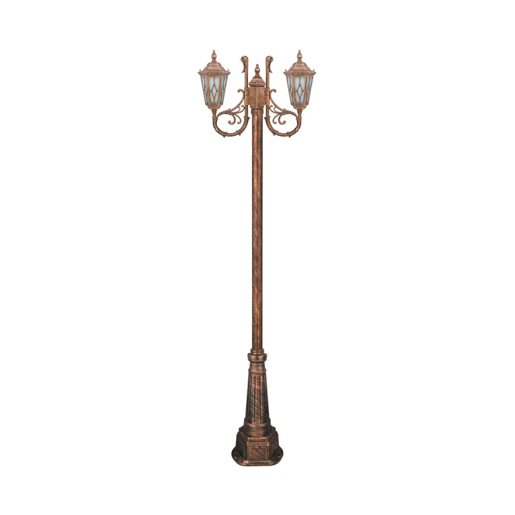 چراغ دوشاخه پارکی تکشیدفام مدل ویسپر کد 91215-16-7223