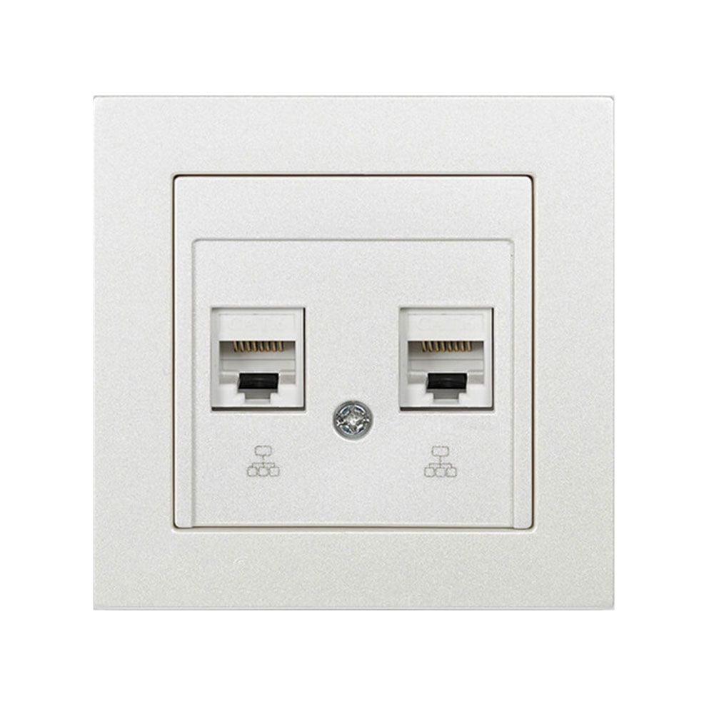 پریز شبکه دوبل اویدنت کدMC2NT00X02