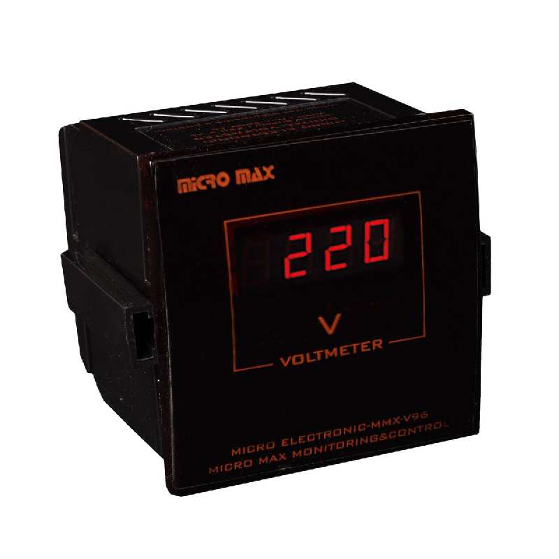 ولت متر دیجیتال تک فاز 96x96 میکرومکس مدل MMX-V96