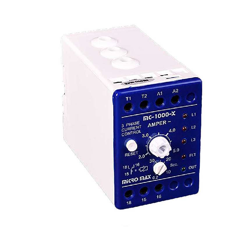 رله کنترل بار اضافه جریان2 الی 5 آمپر میکرومکس مدل MC-1000X