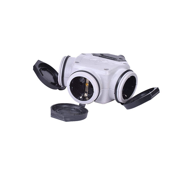 سه راهی صنعتی ارت دار بدون سیم الکترونیک کاوه