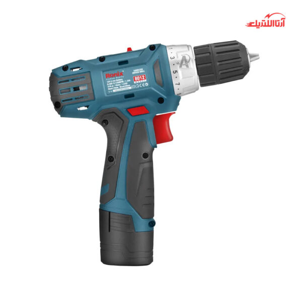 دریل پیچ‌گوشتی شارژی 12 ولت رونیکس مدل 8012