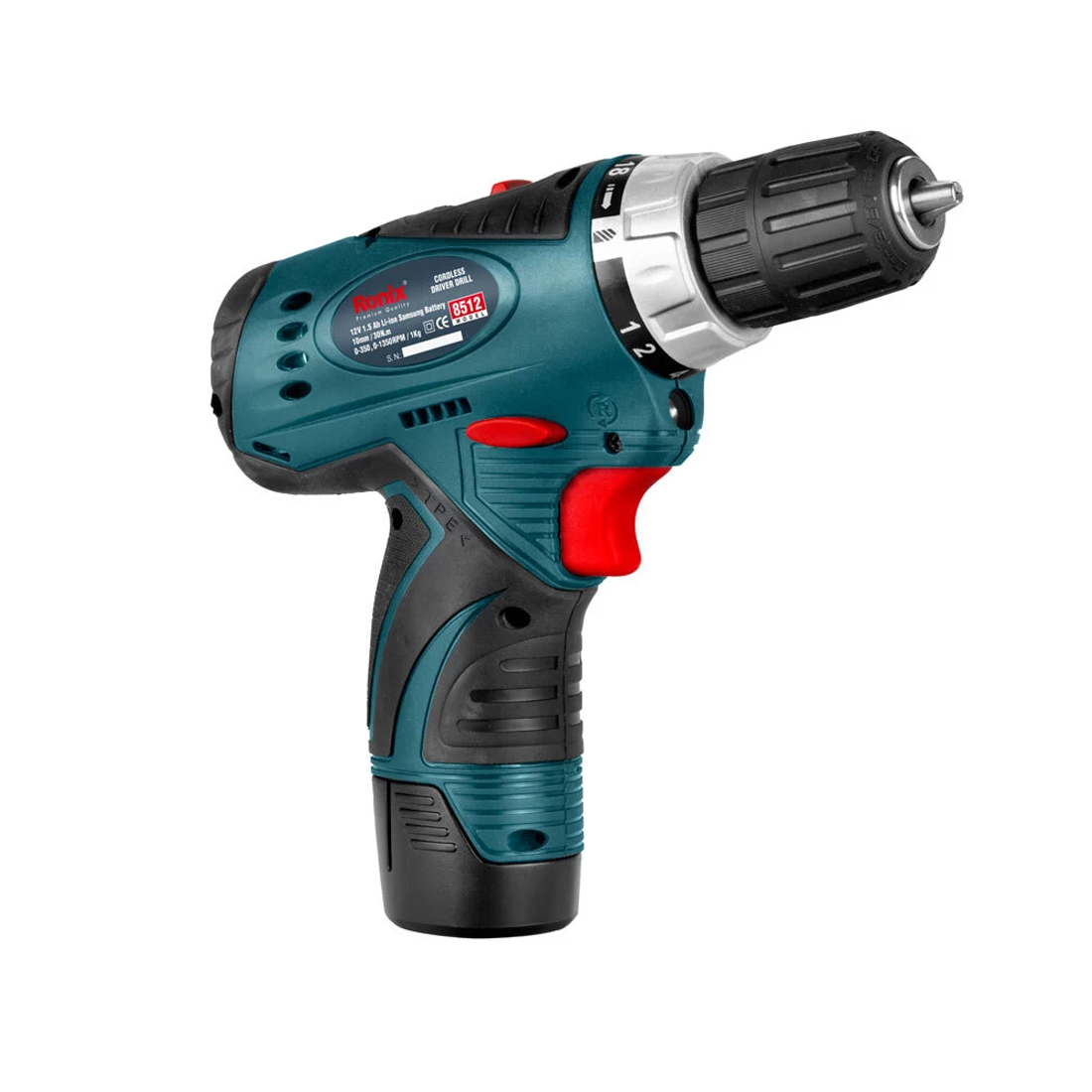 دریل پیچ‌گوشتی شارژی 12 ولت رونیکس مدل 8512