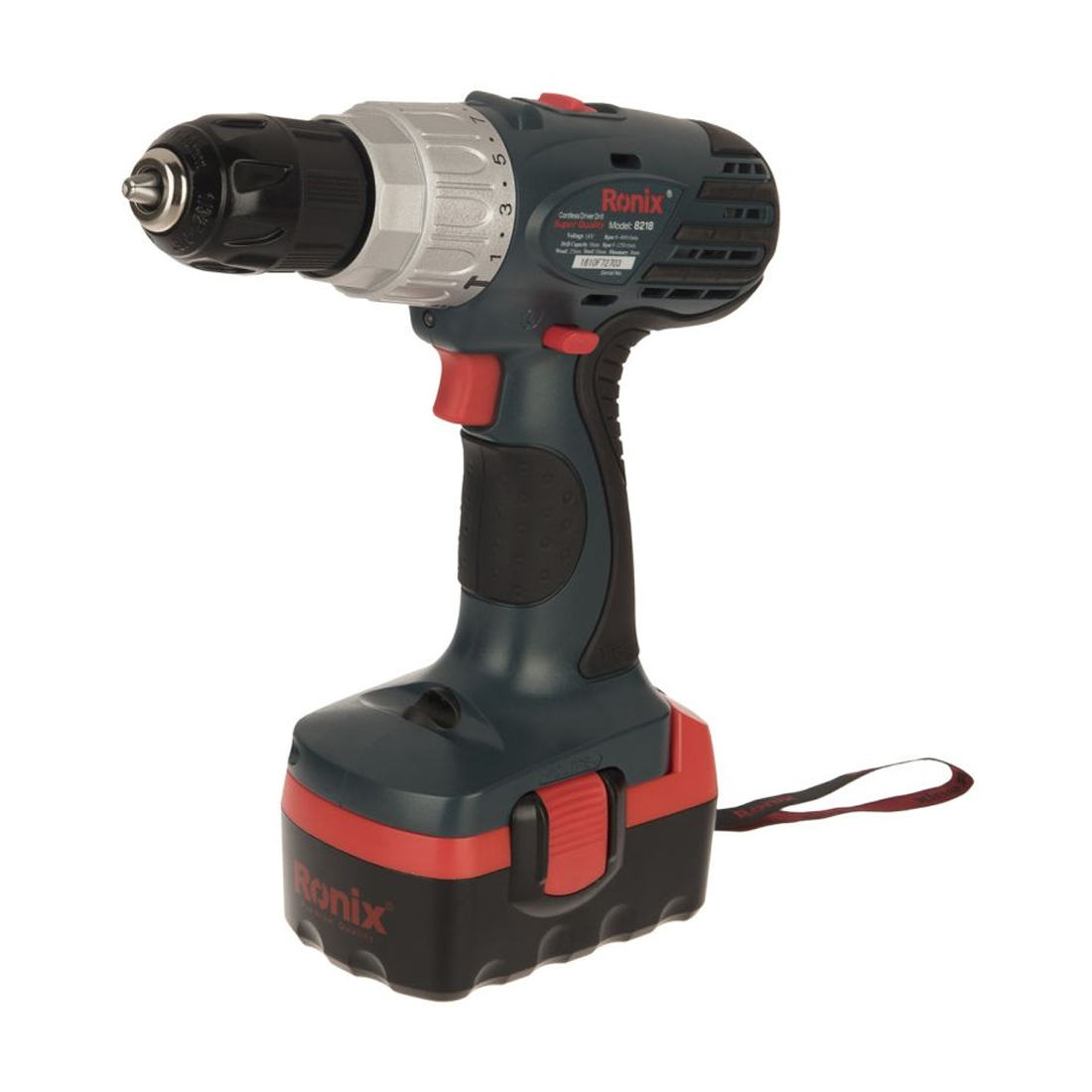 دریل پیچ‌گوشتی شارژی 18 ولت رونیکس مدل 8218
