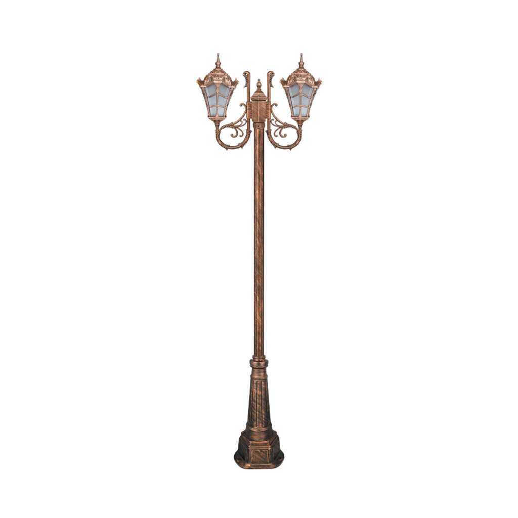 چراغ دوشاخه پارکی تکشیدفام مدل وستا کوچک کد 91215-16-8823