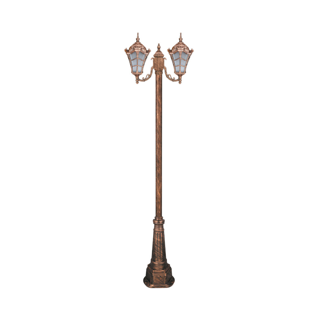 چراغ دوشاخه پارکی تکشیدفام مدل وستا کوچک کد 91215-16-8821