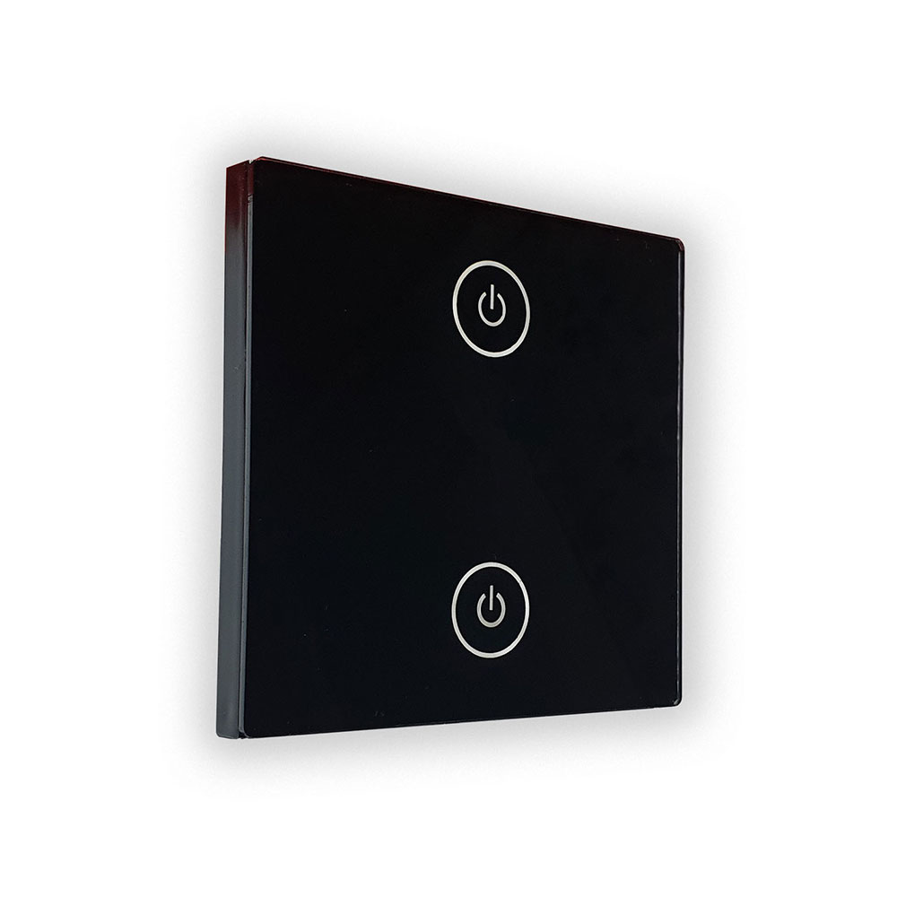 کلید لمسی هوشمند دو پل WiFi و RF آسانه مدل زمرد کد NP-S21