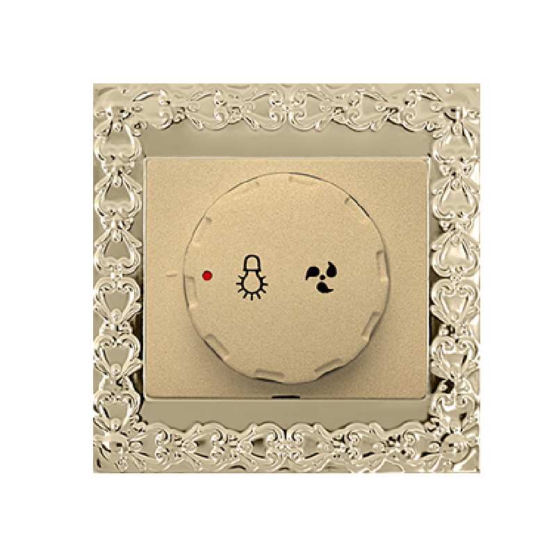 کلید دیمر فن آسیا الکتریک مدل الماس لوکس