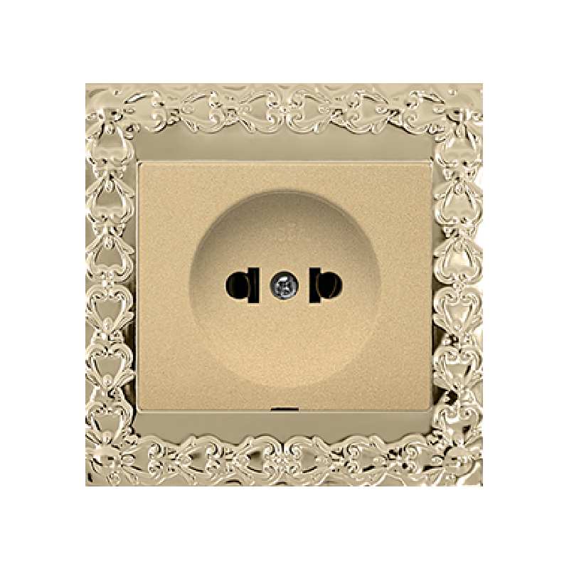 پریز برق آسیا الکتریک مدل الماس لوکس