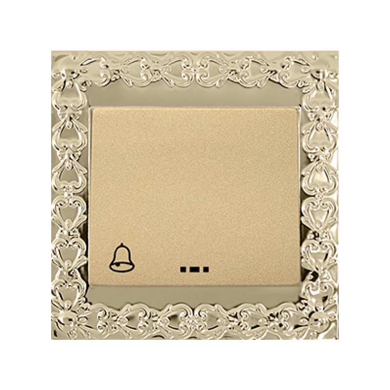 کلید زنگ آسیا الکتریک مدل الماس لوکس