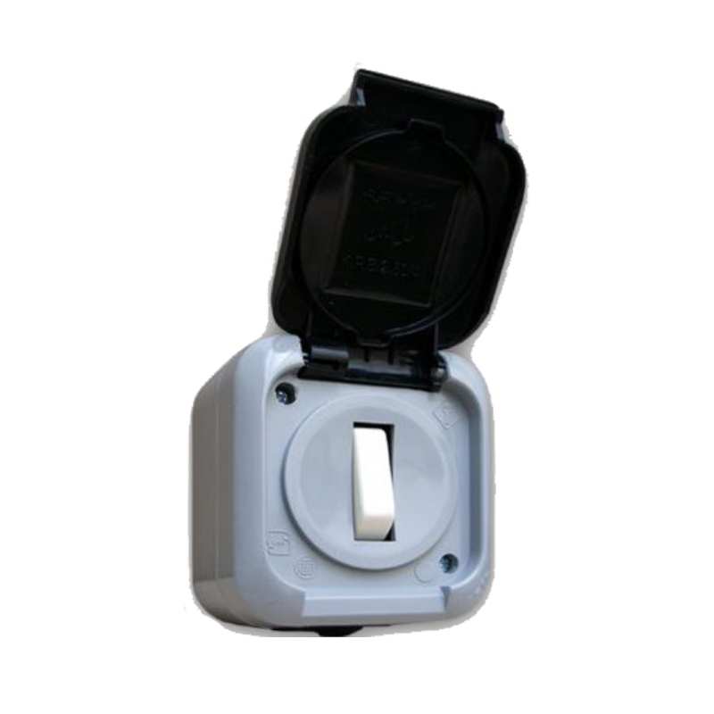 کلید راه پله روکار بارانی آسیا الکتریک مدل لادن