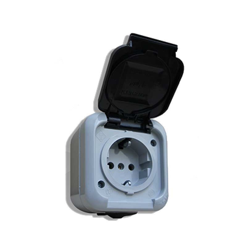 پریز ارت دار روکار بارانی آسیا الکتریک مدل لادن