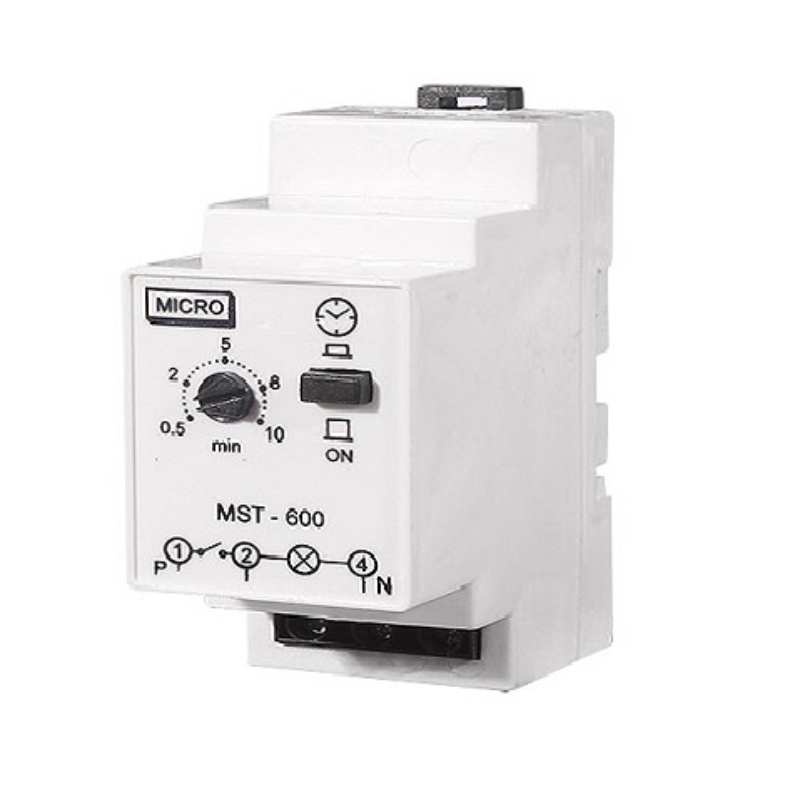 رله تایمر راه پله مینیاتوری 16 آمپر میکرومکس مدل MST-600