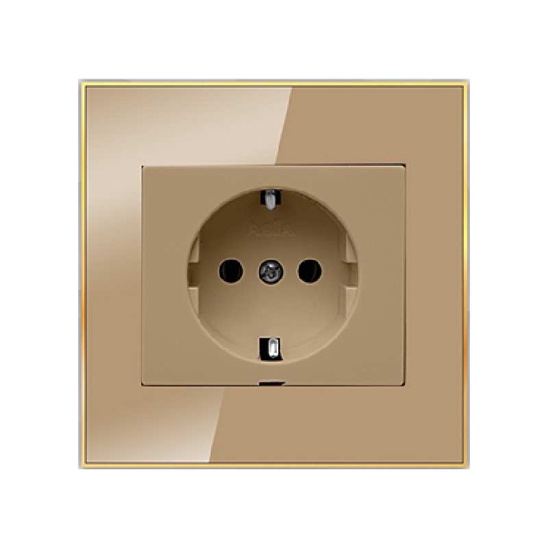 پریز ارت دار آسیا الکتریک مدل نگین