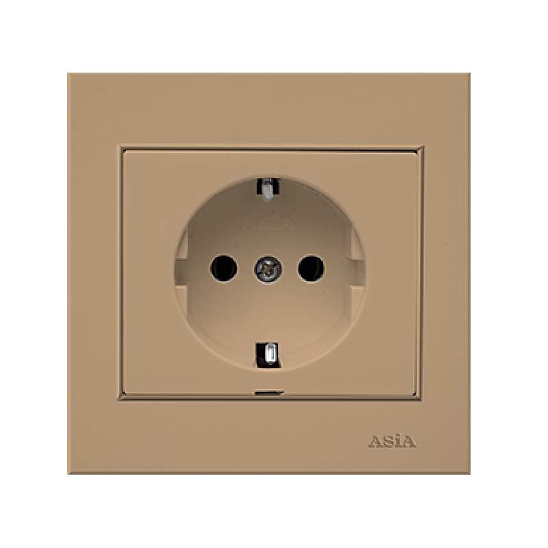 پریز ارت دار آسیا الکتریک مدل اریک