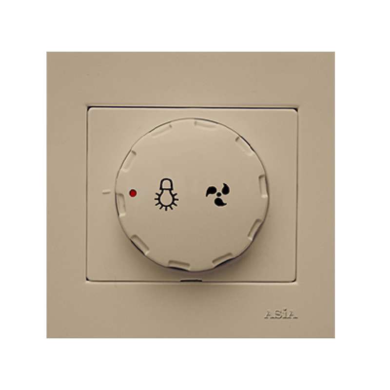 کلید دیمر فن آسیا الکتریک مدل الماس