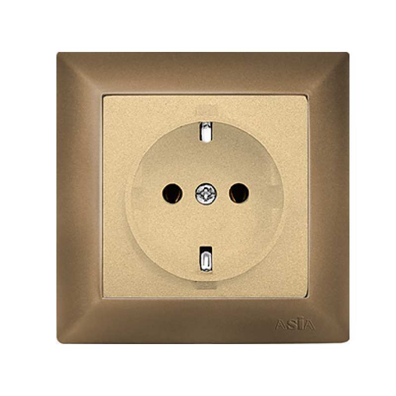 پریز ارت دار آسیا الکتریک مدل پارسه