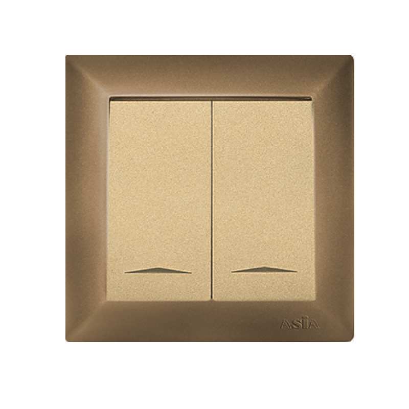 کلید دو پل آسیا الکتریک مدل پارسه