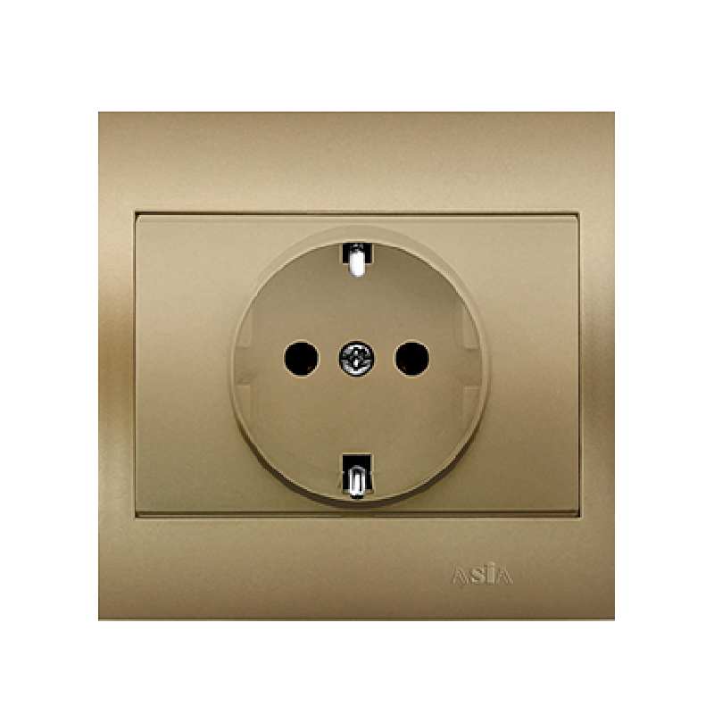 پریز ارت دار آسیا الکتریک مدل استار