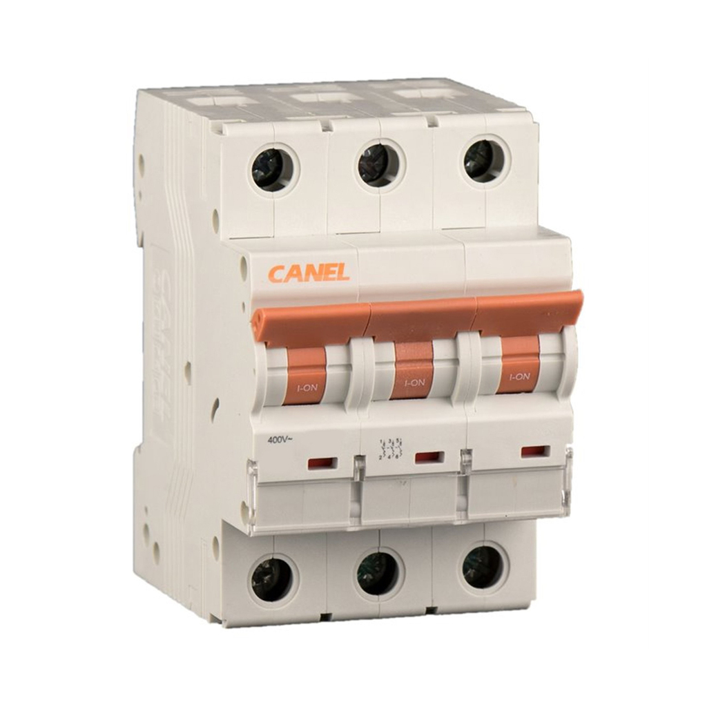 کلید مینیاتوری 40 آمپر سه پل AC کانل کد C40-10KA-3P