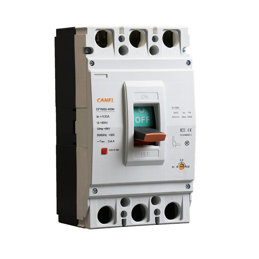 کلید اتوماتیک قابل تنظیم 40 آمپر کانل کد 40A-50KA-160-3P