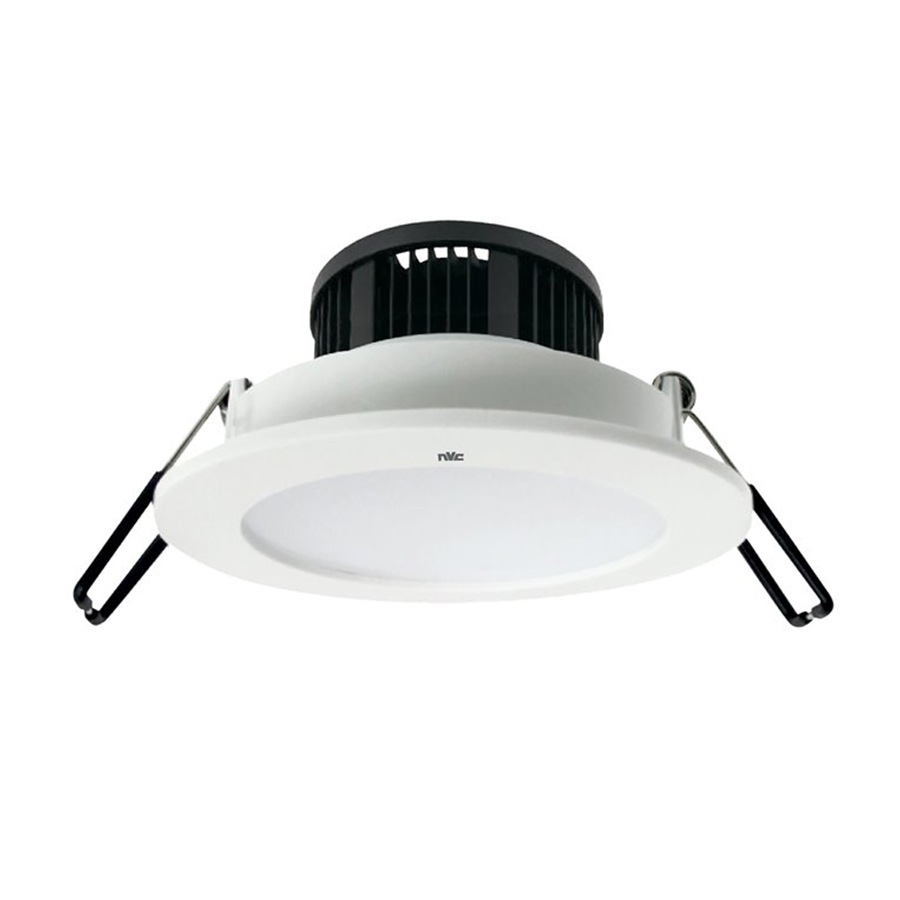 چراغ سقفی ال ای دی توکار 10 وات ان وی سی کد NLED984