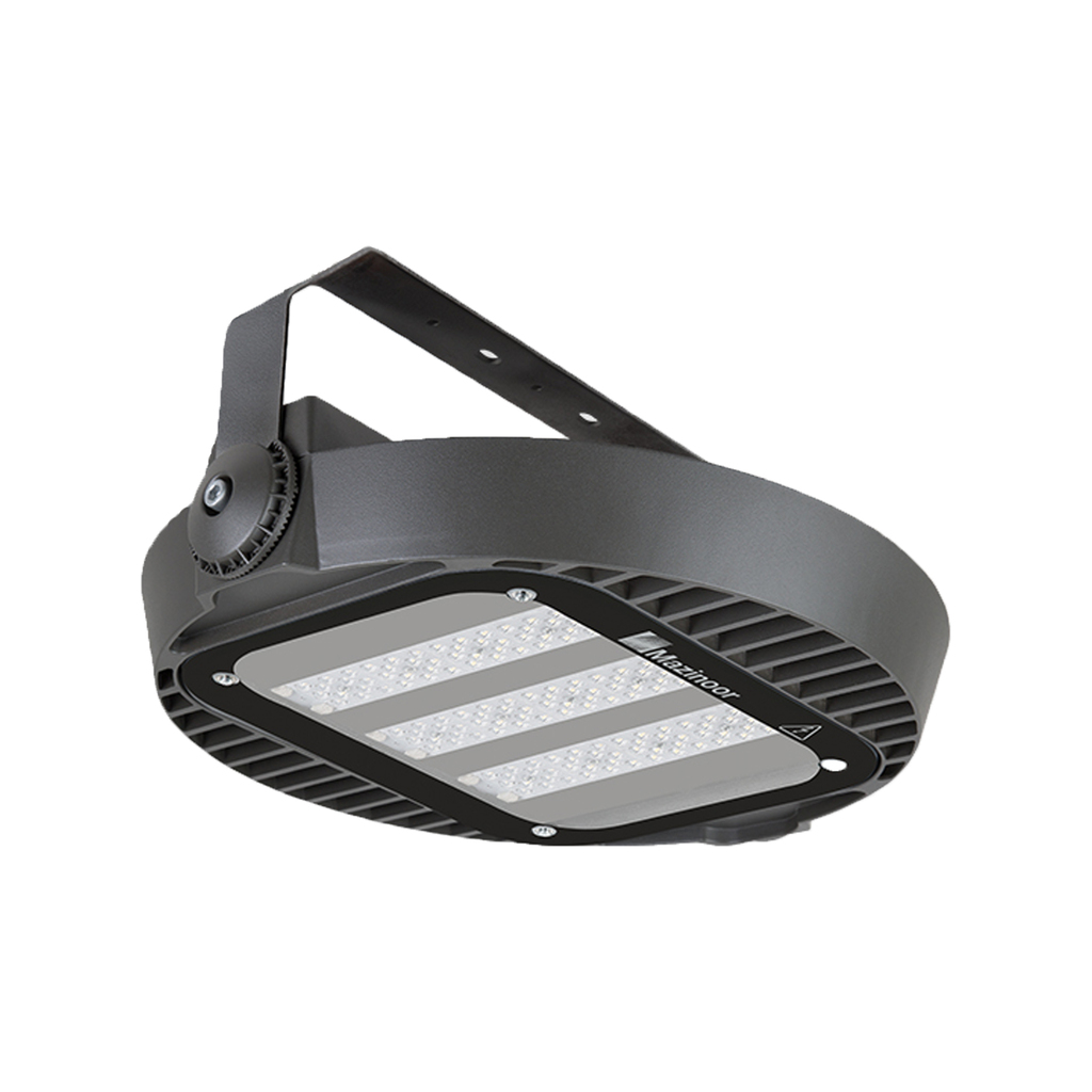 چراغ تونلی 104 وات نور نامتقارن مازی نور مدل ساترن نصب در وسط تونل