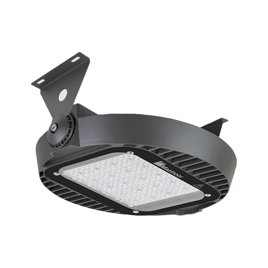 چراغ تونلی 240 وات نور متقارن مازی نور مدل ساترن نصب در کنار تونل